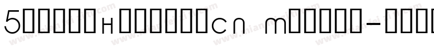 5ourceHansansCN Medium字体转换